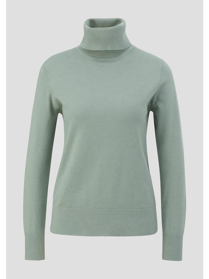 

Вязаный свитер цвета 7210_sage green s.Oliver