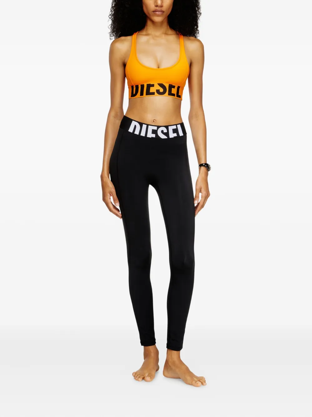 Спортивный бюстгальтер Allison-D-Pop Diesel, оранжевый — фото 2