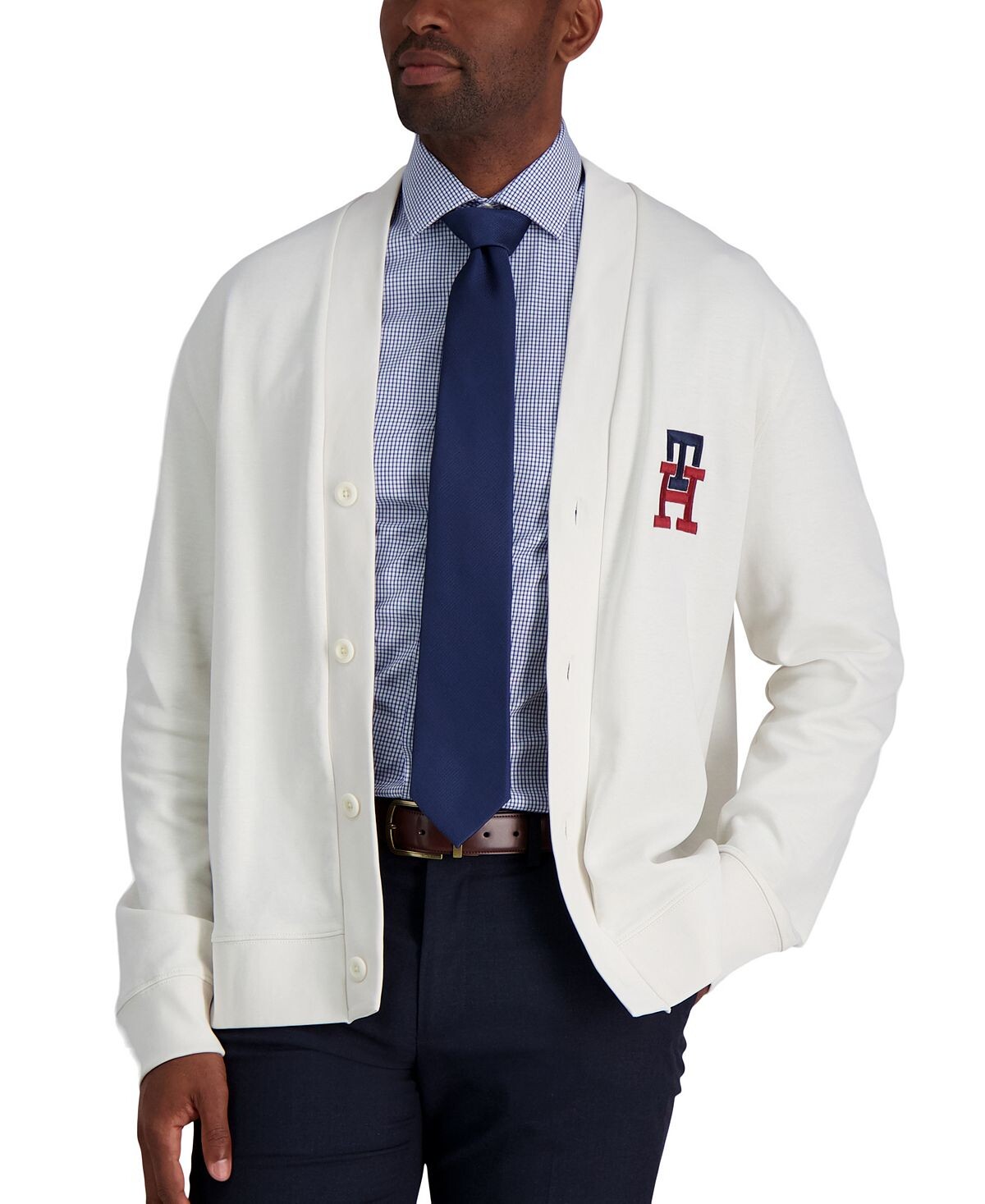 

Мужской однотонный галстук на веревке Tommy Hilfiger