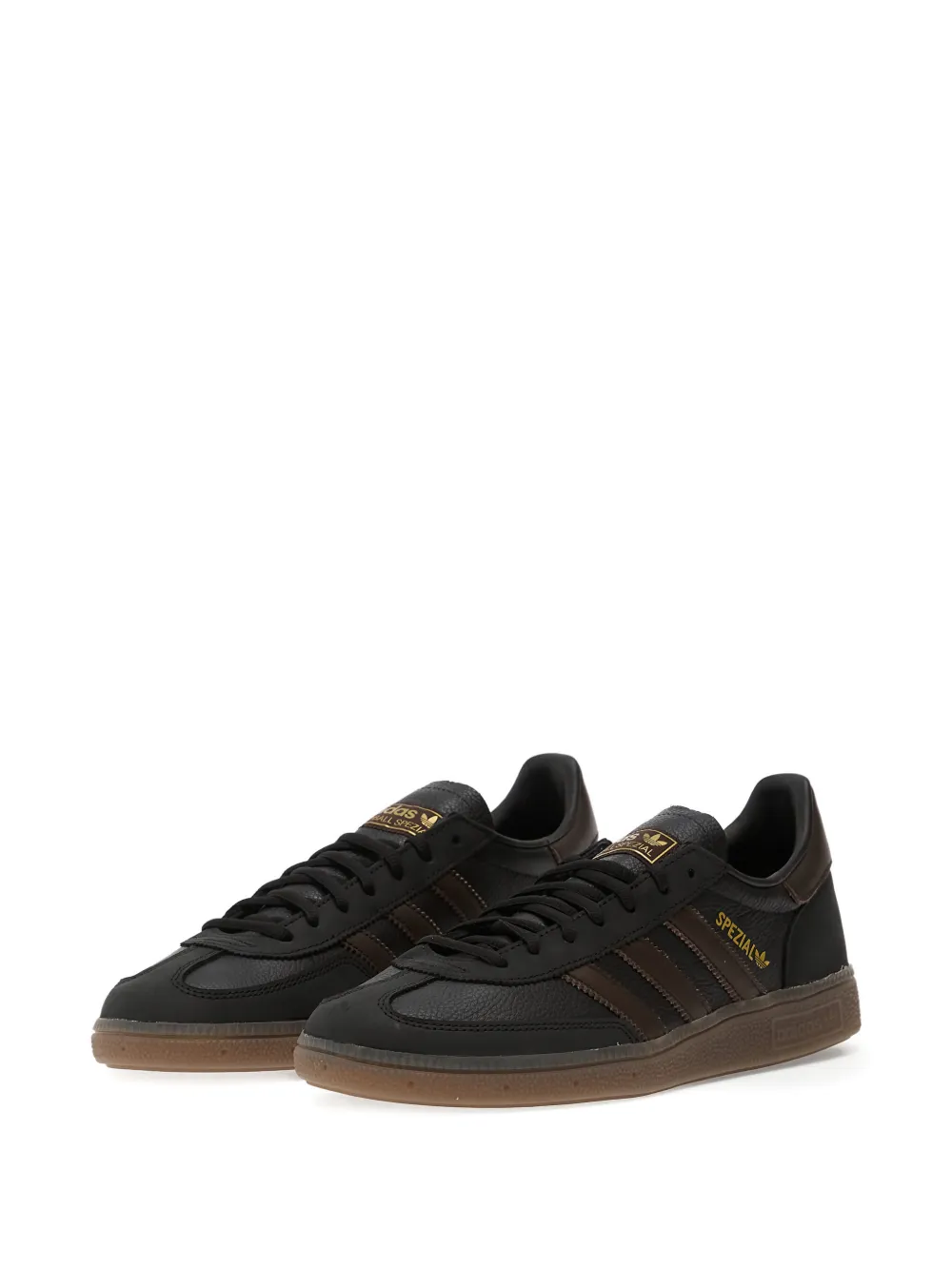 Кеды Handball Spezial на шнуровке Adidas, черный — фото 2