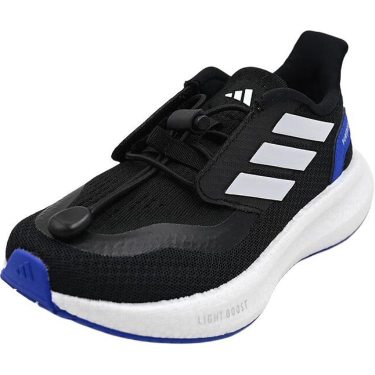 Кроссовки для бега PUREBOOST 5 с противоскользящей подошвой и износостойкими подошвами для детей Adidas, черный — фото 4
