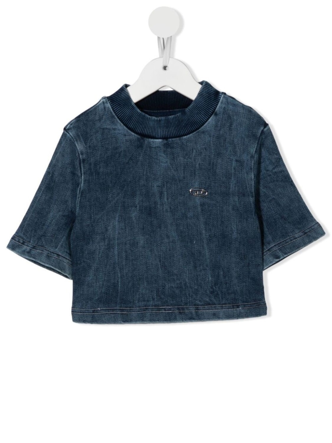 

Diesel Kids укороченная футболка Tbillie JJJ, синий
