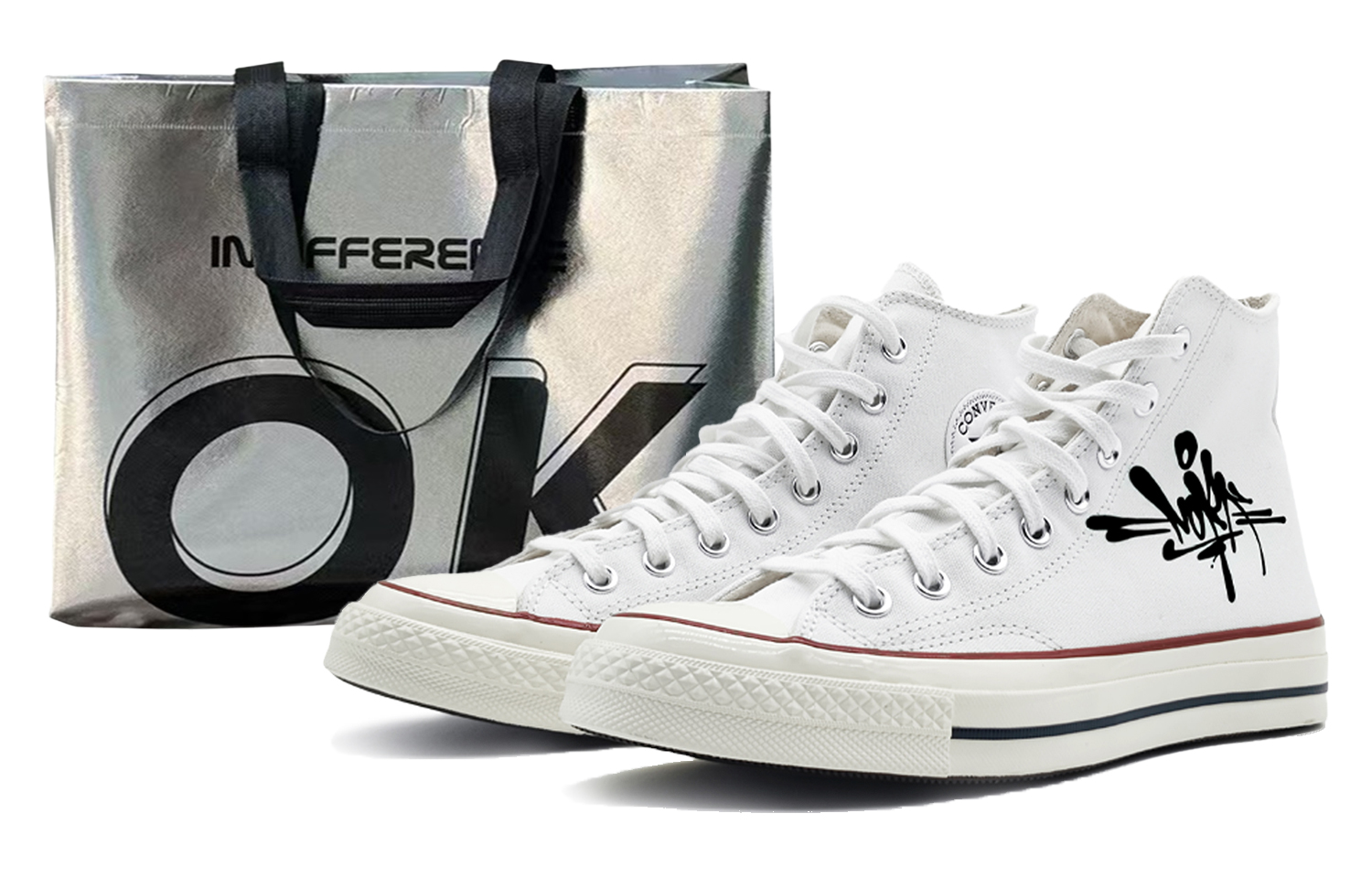 

Converse Кроссовки Chuck Taylor High-Top Canvas Unisex Ecru 1970-х годов, цвет Ecru