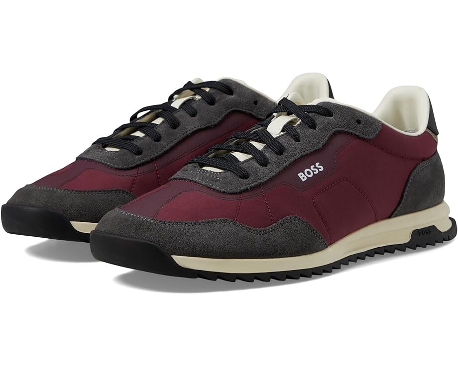 

Кроссовки BOSS Zayn Low Profile Sneaker, цвет Merlot/Slate