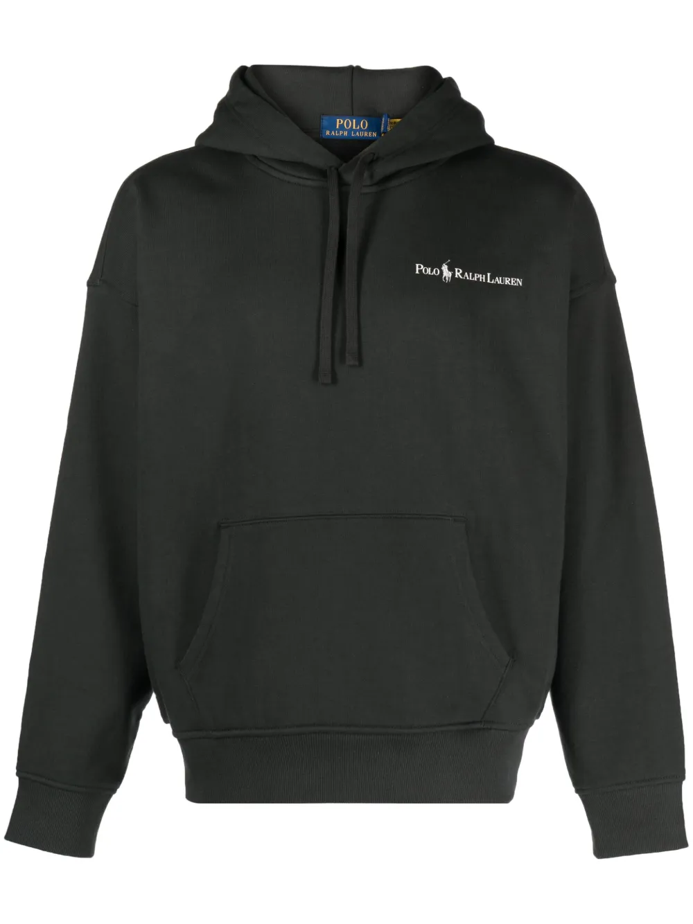 

Флисовое худи с логотипом POLO RALPH LAUREN, черный