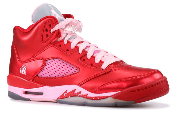 Кроссовки 5 ретро Air Jordan, красный — фото 2