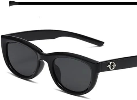 

Солнцезащитные очки в ретро-оправе овальной формы 2027 года, стильные, с маленькой оправой, мужские/женские, универсальные, с защитой от УФ-излучения UV400 MTZJH, 2