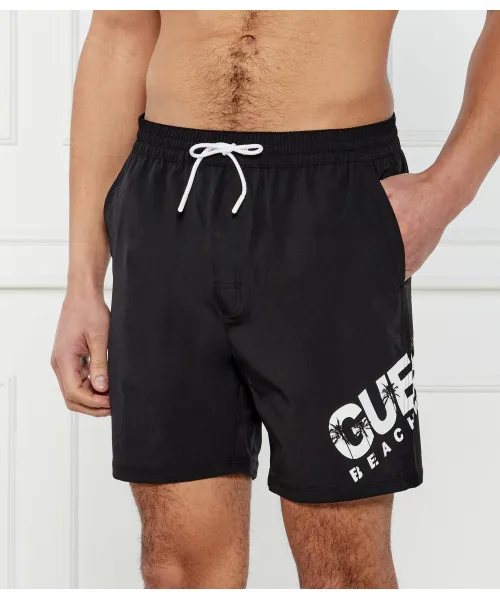 

Пляжные шорты Regular fit Guess Underwear, черный