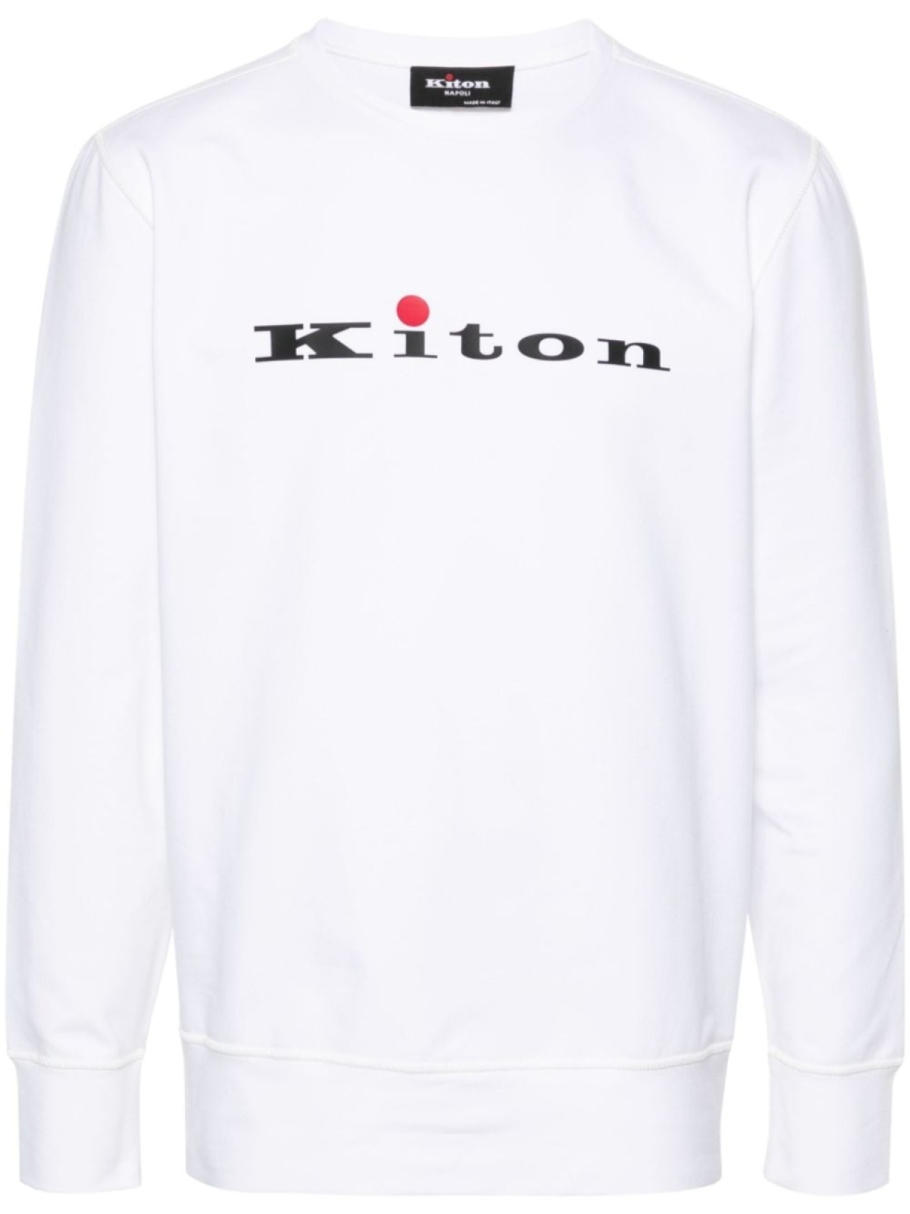 

Kiton толстовка с логотипом, белый