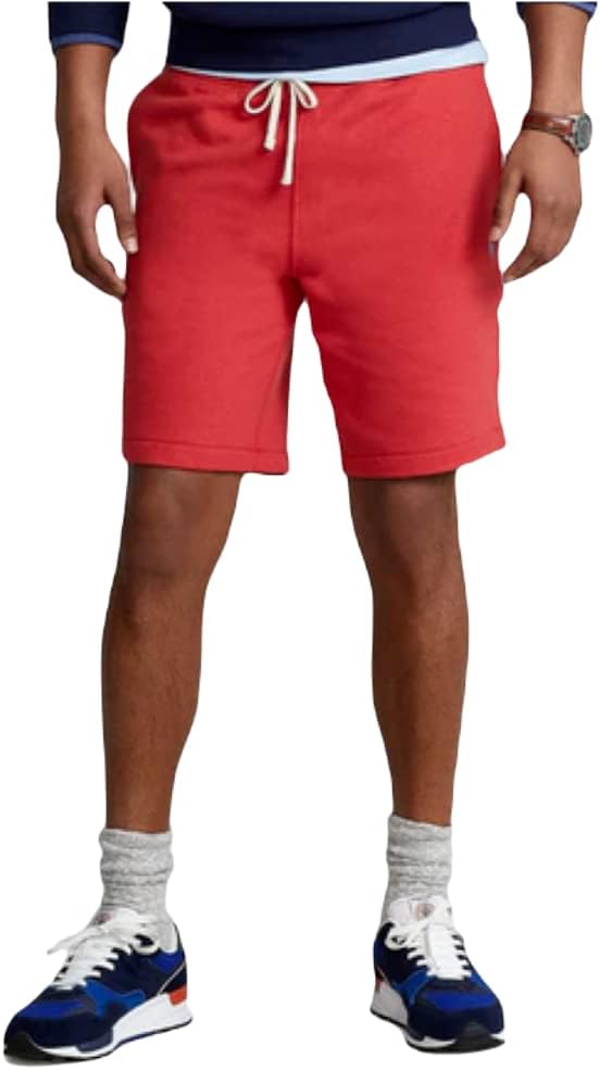 

POLO RALPH LAUREN Мужские шорты из флиса Polo Sport длиной 8 дюймов, Red