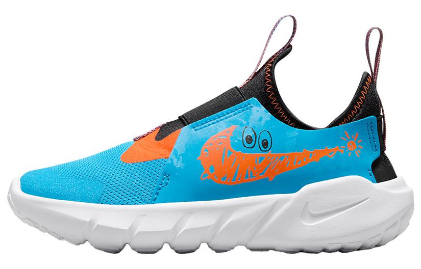 

Кроссовки Nike Flex Runner 2 Lil PS 'Blue Lightning Total Orange', синий/оранжевый