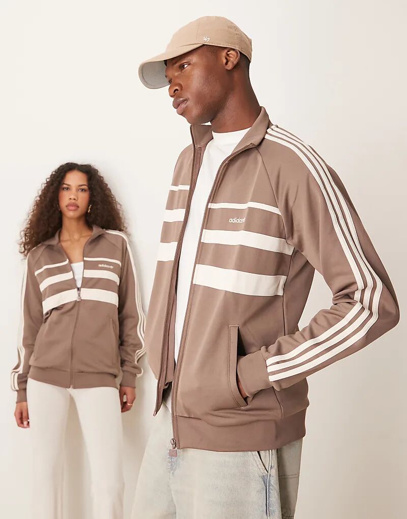 

Спортивный топ adidas Originals The First коричневого цвета