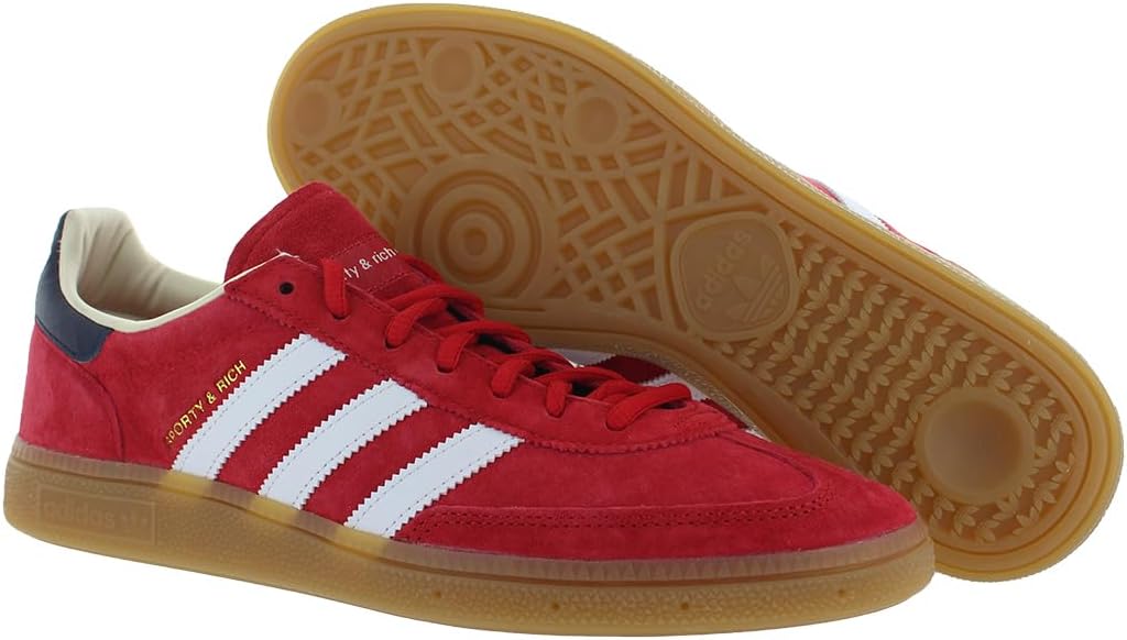 Мужские кроссовки adidas Handball Spezial, белый/красный — фото 2
