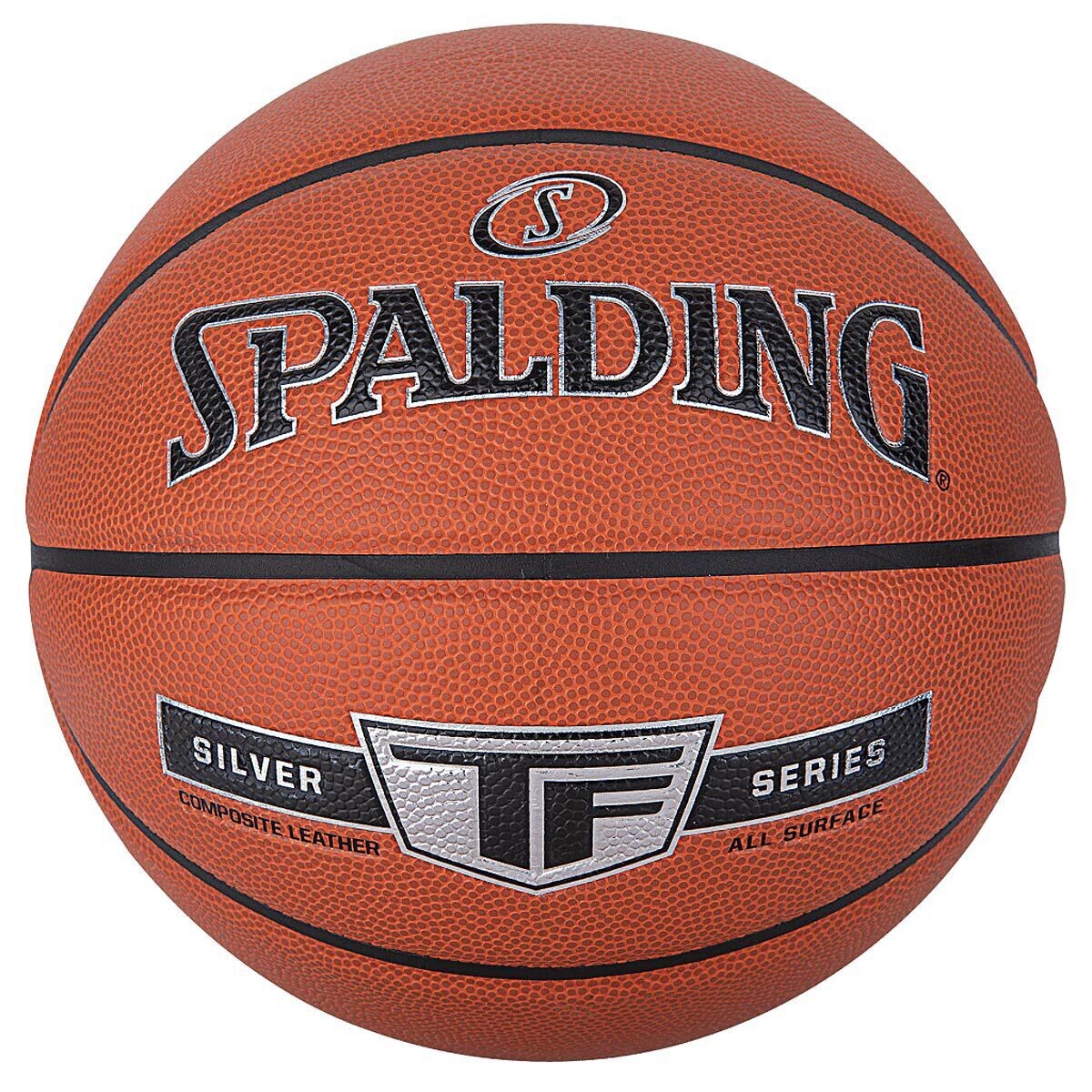 

Композитный баскетбольный мяч TF Silver Sz7 Spalding, коричневый