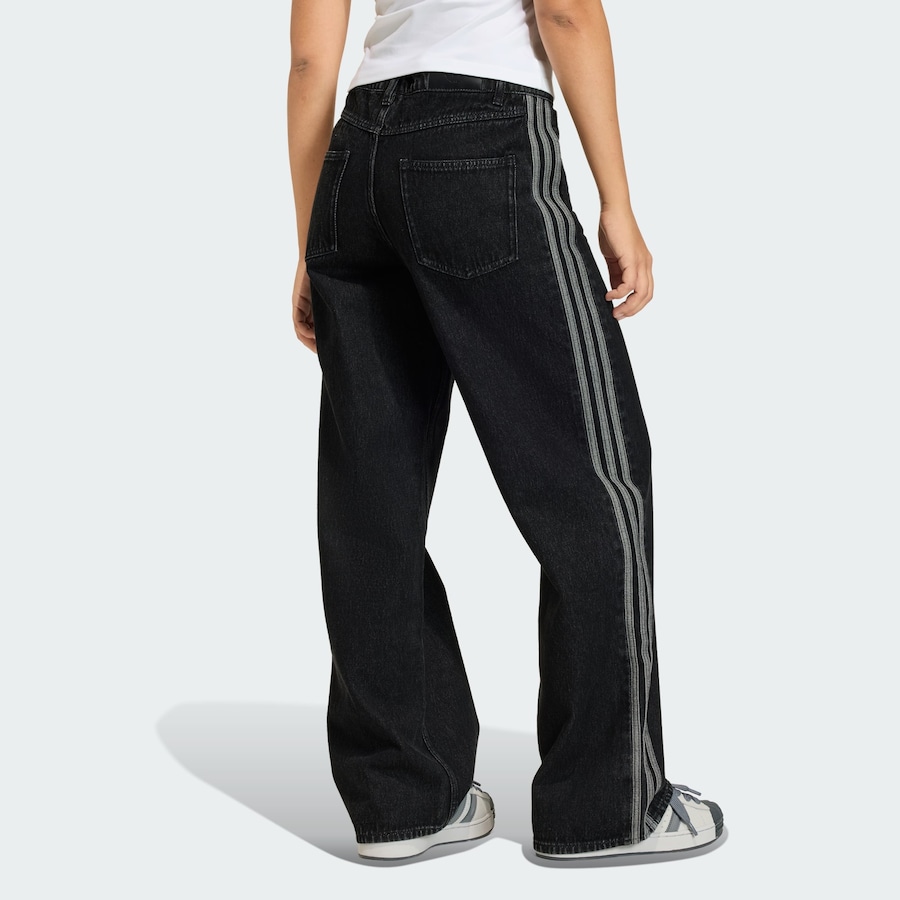 Джинсы свободного кроя ADIDAS ORIGINALS Firebird Track, Black Denim — фото 3