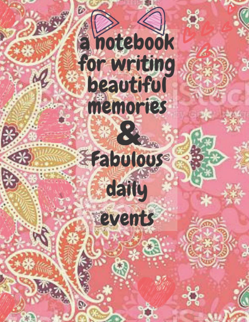 

Sketchbook, a notebook for writing beautiful memories, wonderful everyday events and drawing things I love for girls.: 8.5x11 inch 21.59x27.94 cm 120 pages, scribble notebook (Independently published)