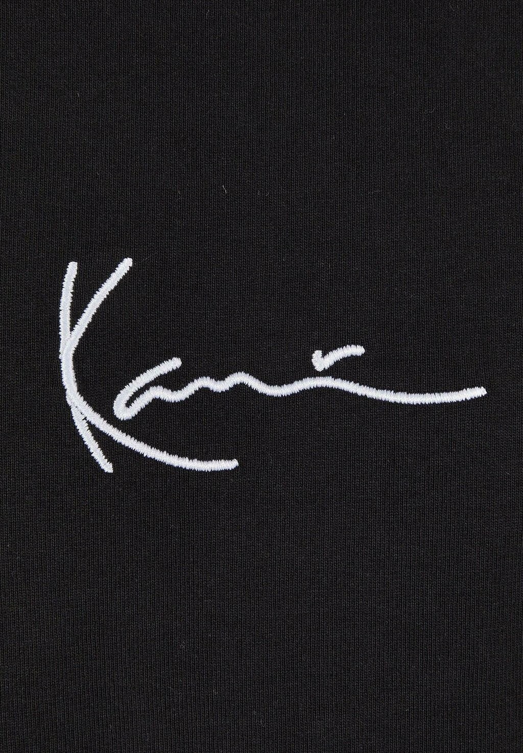 

Футболка с принтом Small Signature Logo Karl Kani, черная