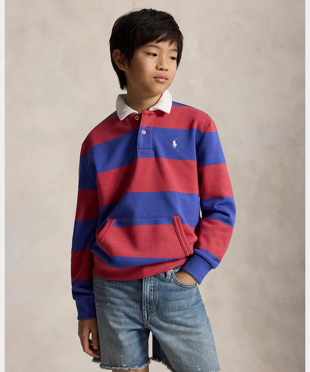 Свитшот регбийный Ralph Lauren из французского футера, мульти