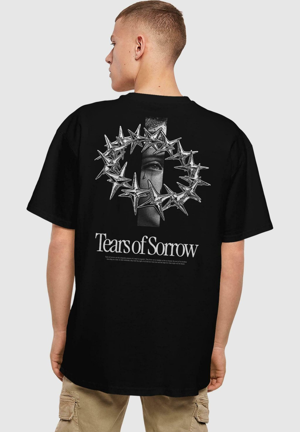 

Футболка с принтом TEARS OF SORROW HEAVY Upscale by Mister Tee, черный