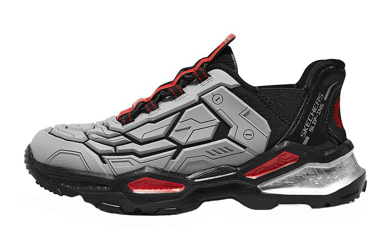 

Skechers Детские кроссовки Hands Free Slip Ins Low Top Lifestyle, черные, серые, детские