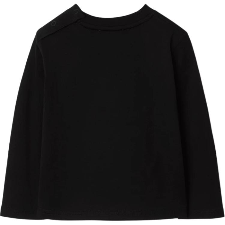 Burberry Свитшот черный для младенцев и малышей Infant And Toddler — фото 4