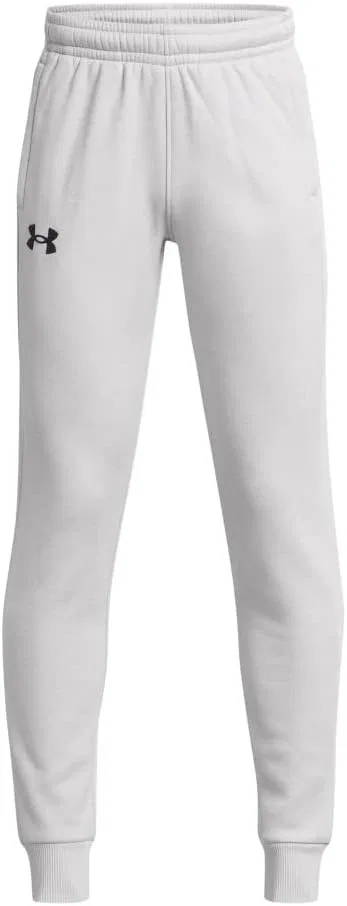 Детские спортивные брюки Under Armour Armourfleece, (014) Halo Gray//Black