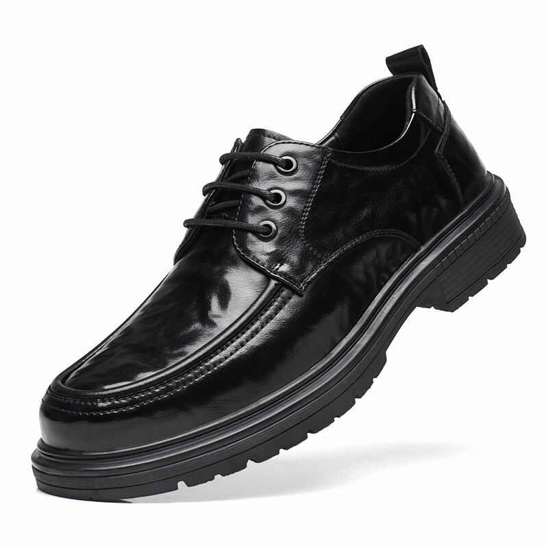 Туфли мужские Men"s Casual Men Low-Top Mulinsen, темно-коричневый — фото 3