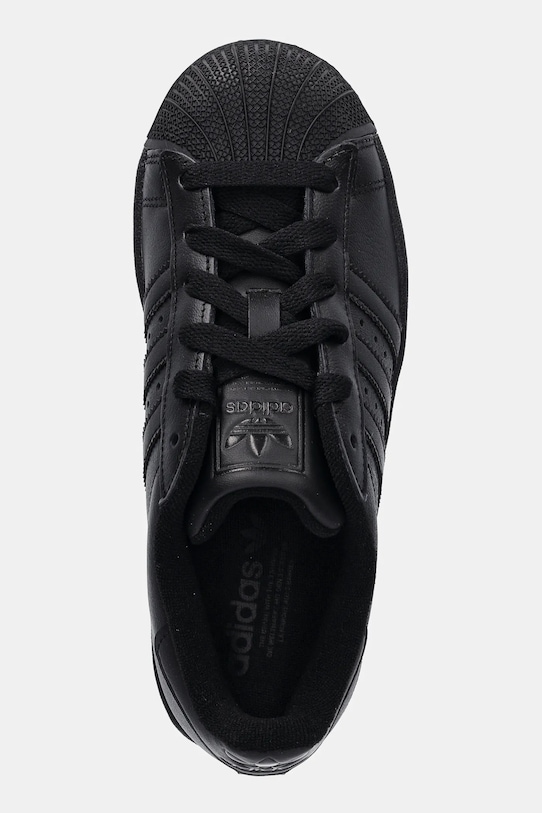 Кожаные кроссовки Superstar II Adidas Originals,  черный — фото 4
