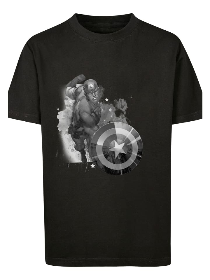 

Футболка F4NT4STIC Marvel Avengers Captain America Monotone, черный