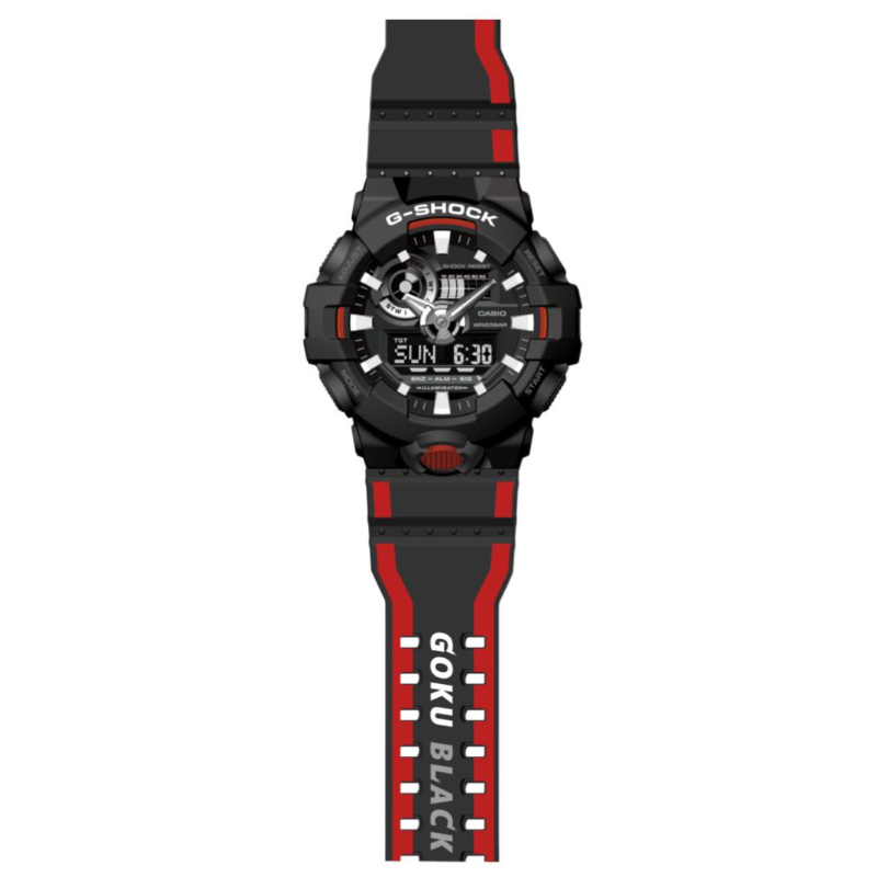 

CASIO GA 700 коллекция Dragon Ball, кварцевый механизм, ремешок из смолы, мужские часы, черный циферблат