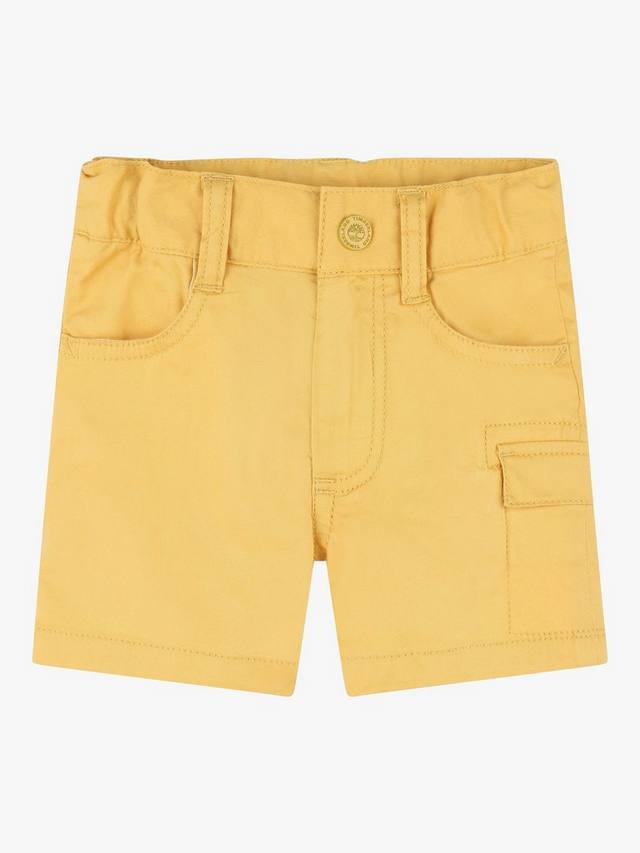 

Саржевые шорты-бермуды baby chino Timberland, желтый