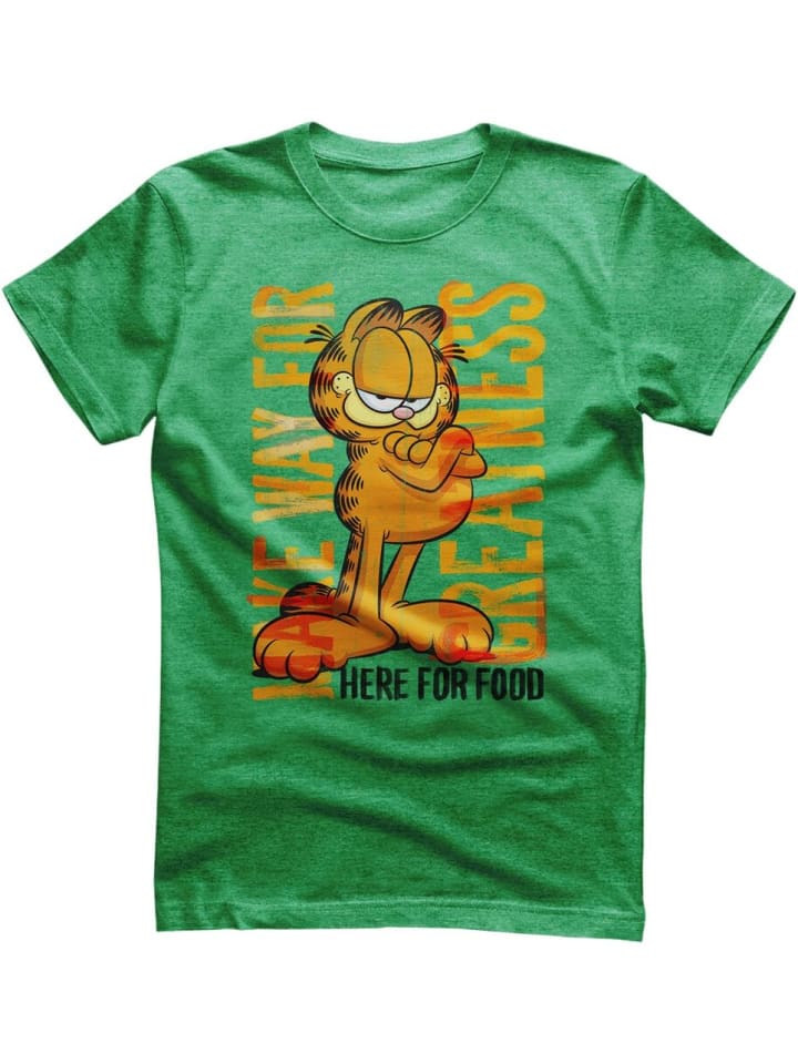 

Футболка Make Way For Greatness T-Shirt зеленого цвета Garfield, Зеленый, Футболка Make Way For Greatness T-Shirt зеленого цвета Garfield