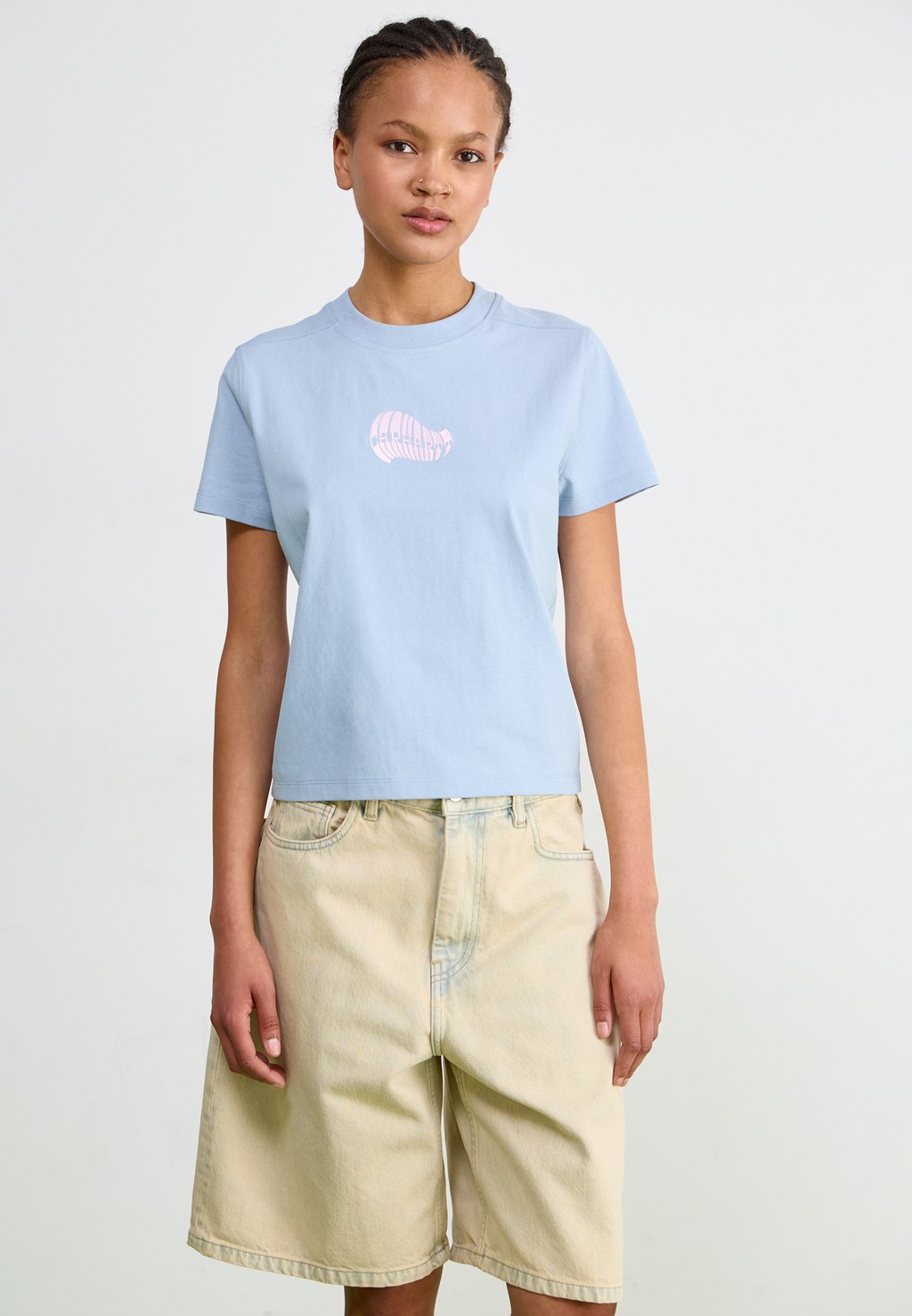 

Футболка с принтом Carhartt WIP, синий