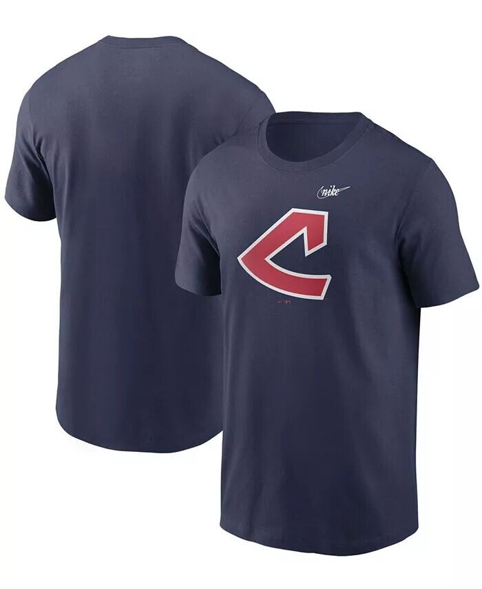 

Мужская темно-синяя футболка с логотипом Cleveland Indians Cooperstown Collection Nike