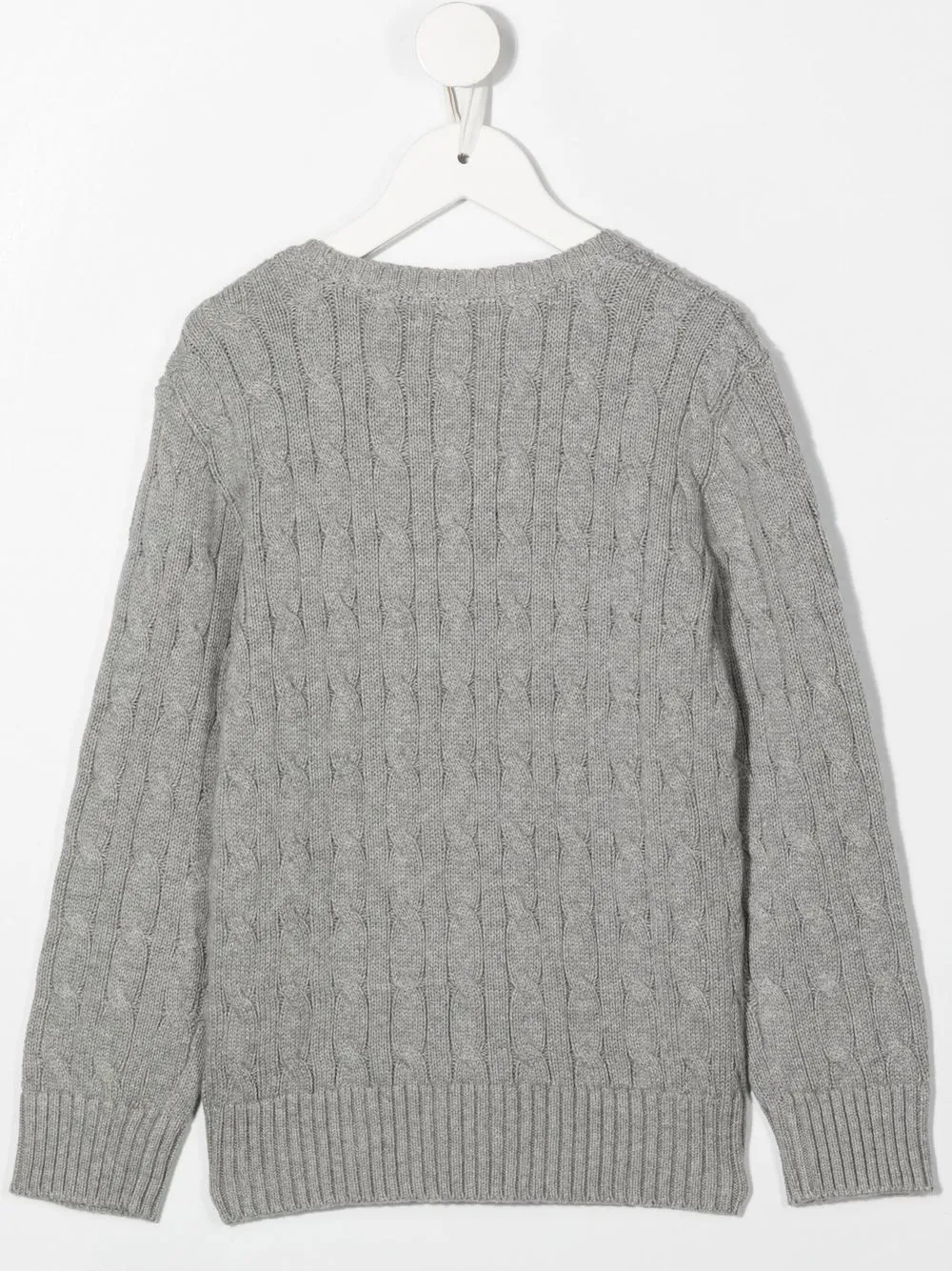 

Джемпер фактурной вязки POLO RALPH LAUREN KIDS, серый