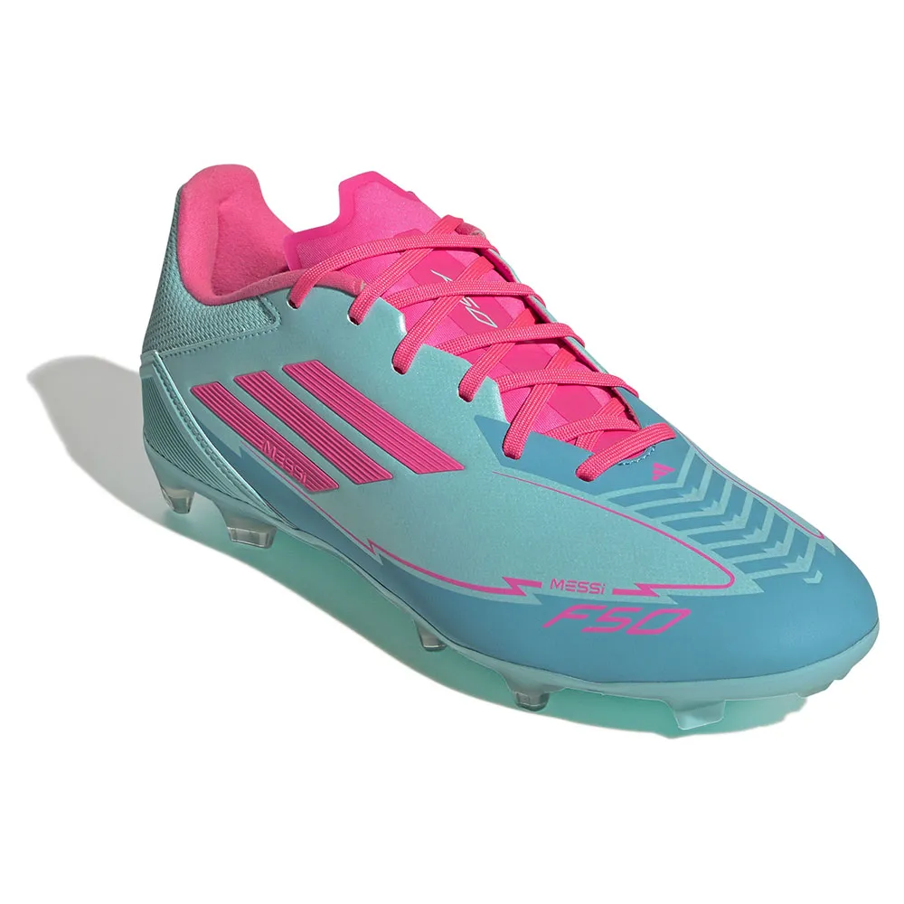 Футбольные бутсы adidas F50 League Messi FG/MG, синий — фото 4