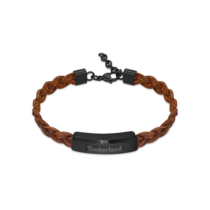 

Кожаный браслет, мужские украшения для рук Timberland, коричневый leather (tdagb0002101)