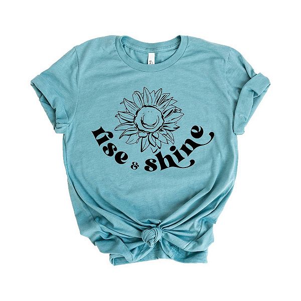 

Футболка с принтом Rise and shine wildflower Simply Sage Market, Ocean, Зеленый, Футболка с принтом Rise and shine wildflower Simply Sage Market, Ocean