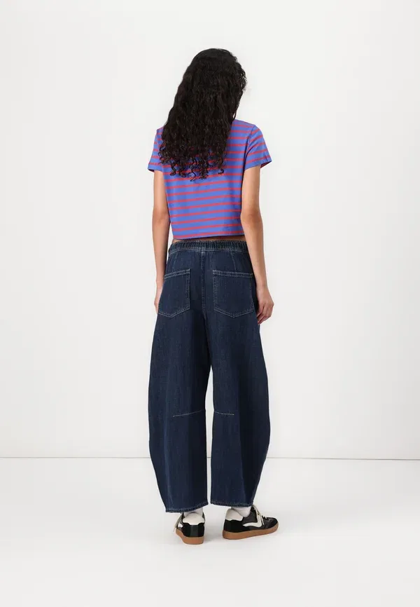 Джинсы Horseshoe pull on herrick wide leg Gap, темный индиго — фото 3
