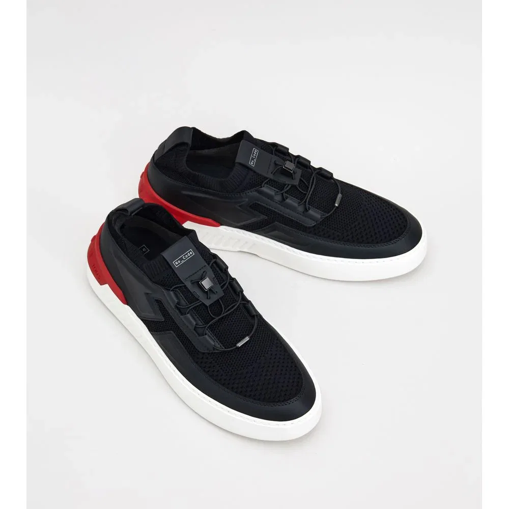 No_Code X in Leather and Technical Fabric TOD's, черный — фото 2