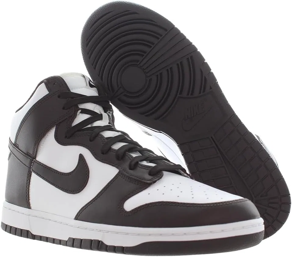 Кроссовки баскетбольные Nike Dunk High, цвет White/Velvet Brown-white Palomino — фото 4
