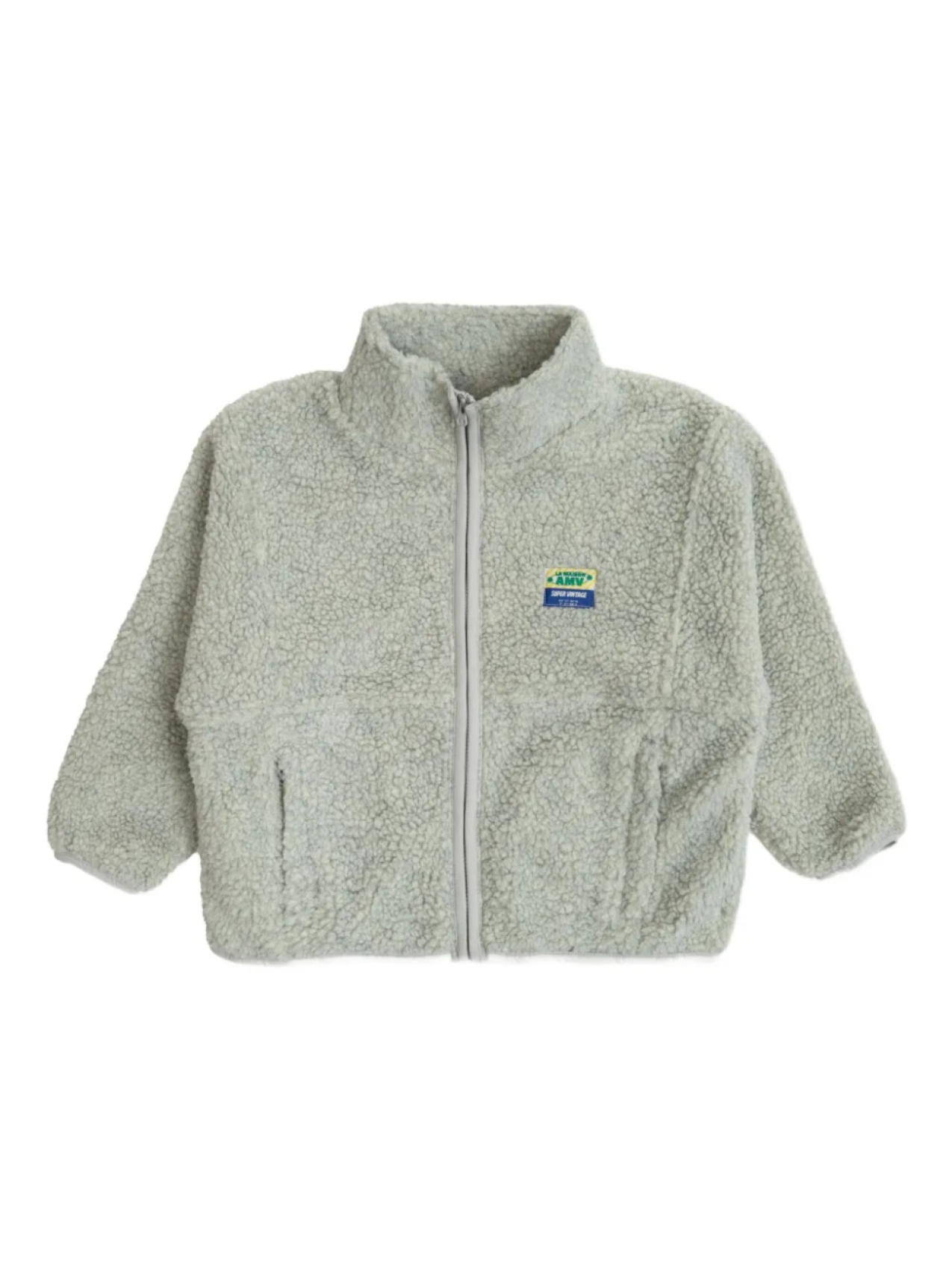 

Флисовая куртка American Vintage Kids, серый