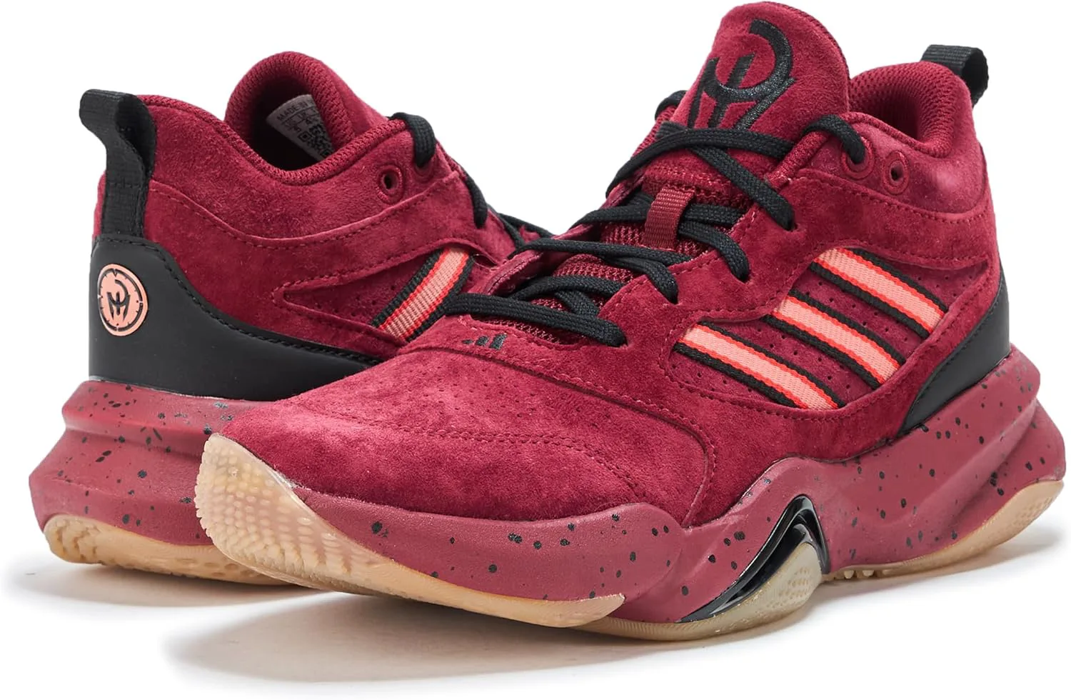 Кроссовки для детей Adidas Unisex-Child Mahomes 2 Impact FLX Turf для американского футбола (для старших детей), черный — фото 3