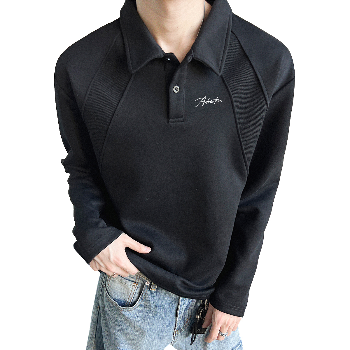 

Футболка-поло Unisex с воротником-поло, умеренно прямого кроя Jeep, pure черный