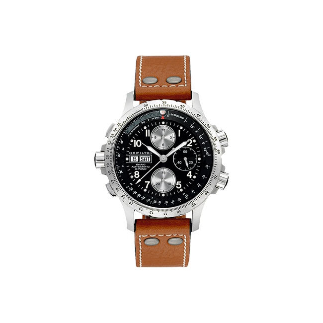 

Hamilton Часы Khaki Aviation X Wind Auto Chrono H77616533, Black Dial
