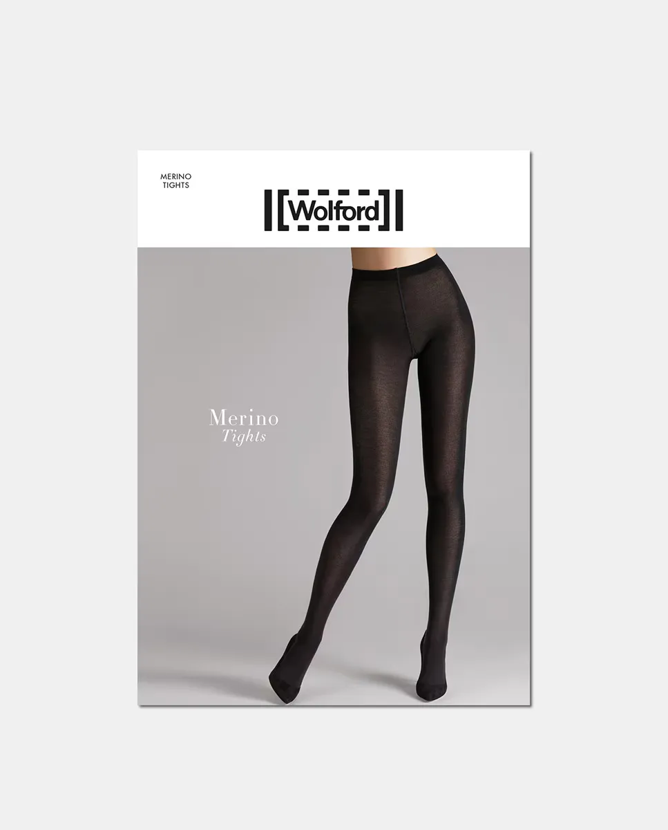 

Непрозрачные колготки из мериноса 200D Колготки Wolford, чёрный