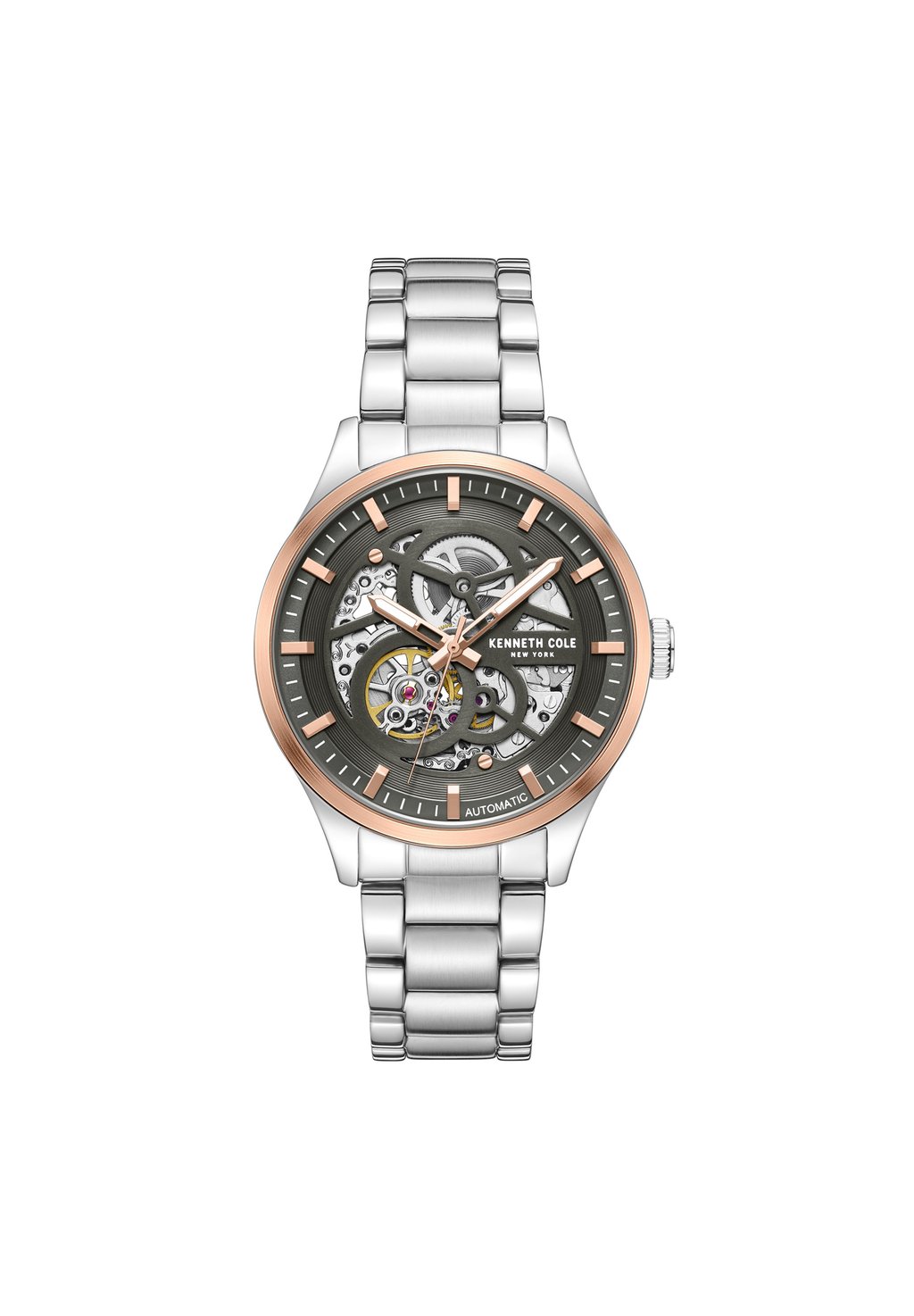 

Часы AUTOMATIC ROUND Kenneth Cole, цвет Grey Rose Gold