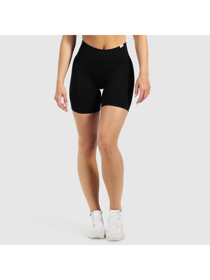 

SMILODOX Короткие леггинсы Arleta Scrunch черного цвета