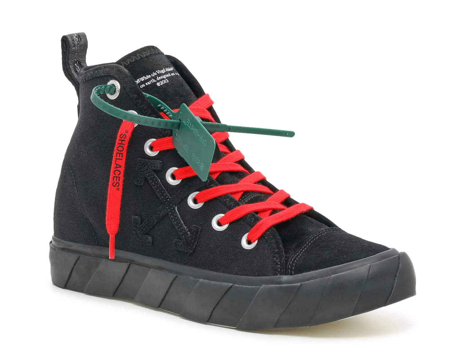 

Кроссовки Mid-Top Vulcanized Sneaker Off-White, черный