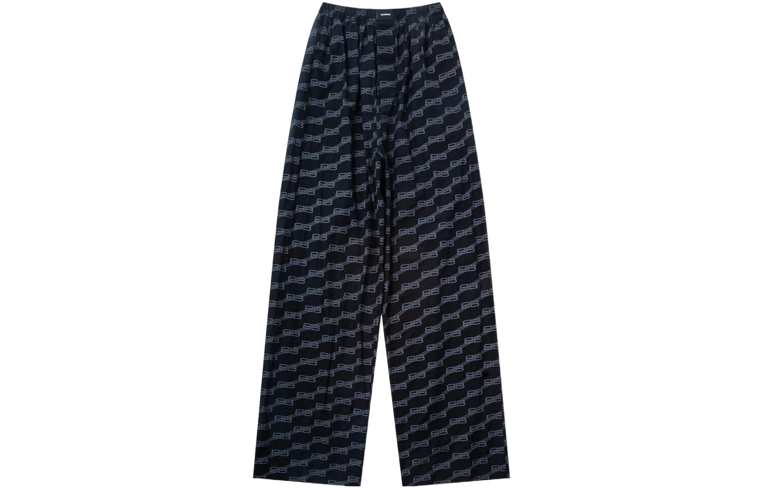 Брюки мужские Balenciaga Bb Monogram Pajama, черный — фото 2